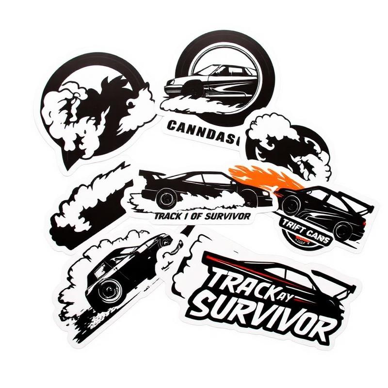 Track Day Survivor Sticker Pack